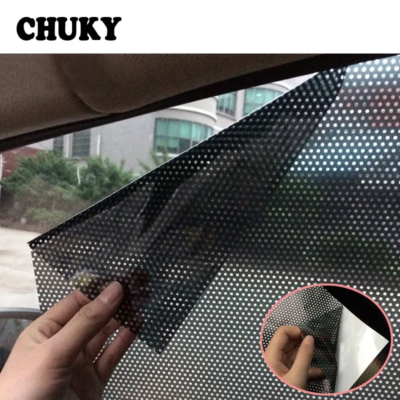 Автомобильный козырек на боковое стекло CHUKY статическая липкая защита экрана