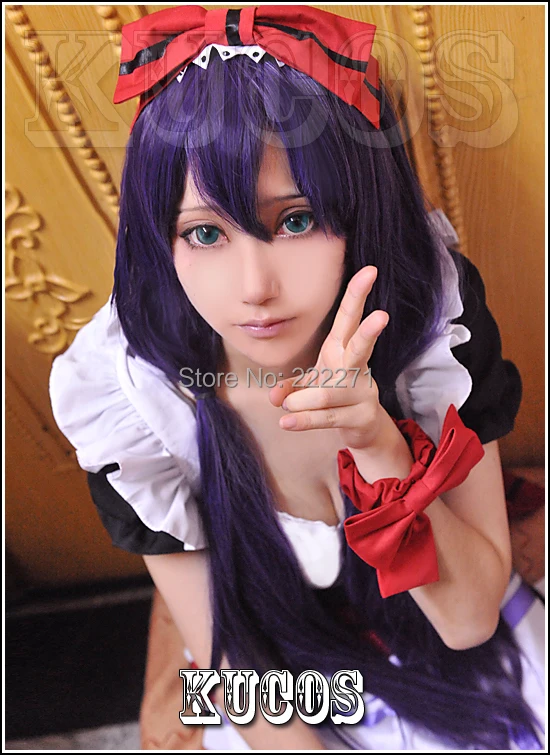 Аниме Love Live LoveLive! тодзио Nozomi Длинные Смешанная Фиолетовый Полное Кружева Парик