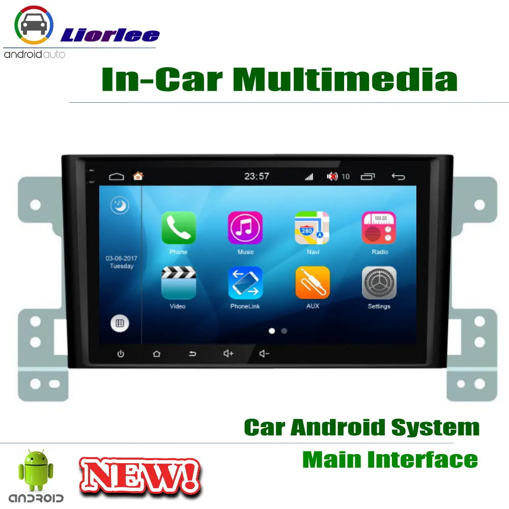 Автомобильный Android плеер " ips экран для Suzuki Grand nomate/Grand Vitara 2005~ автомобильный радиоприемник с навигацией GPS SD USB стерео wifi