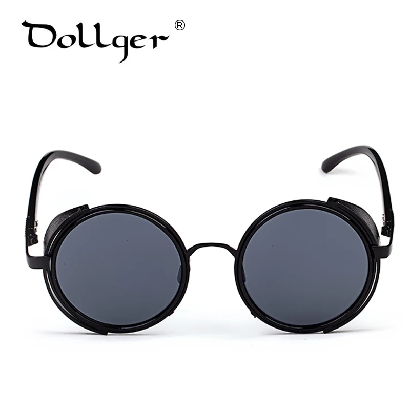 Dollger, винтажные круглые очки в стиле стимпанк, солнцезащитные очки для женщин, для мужчин, для мужчин, фирменный дизайн, паровой панк, круглые солнцезащитные очки для женщин, Gafas s004