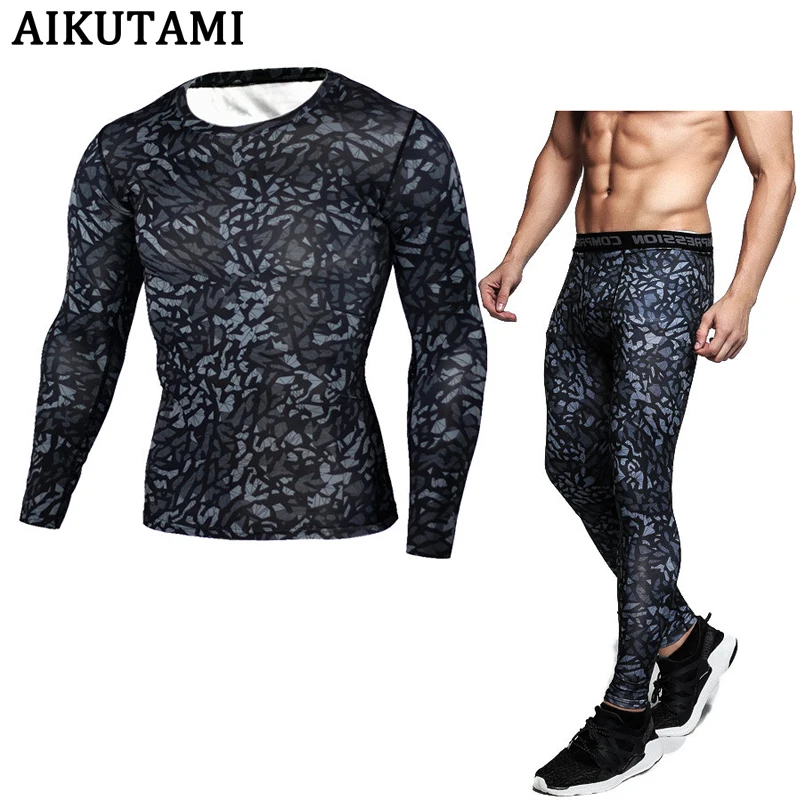 Длинная футболка Rashguard для ММА Муай Тай костюм мужчин компрессионная боксерская