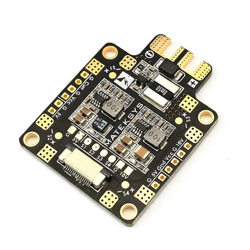 Matek FCHUB 6S Hub распределительная плата питания 5 В и 12 BEC Встроенный датчик тока 184A для