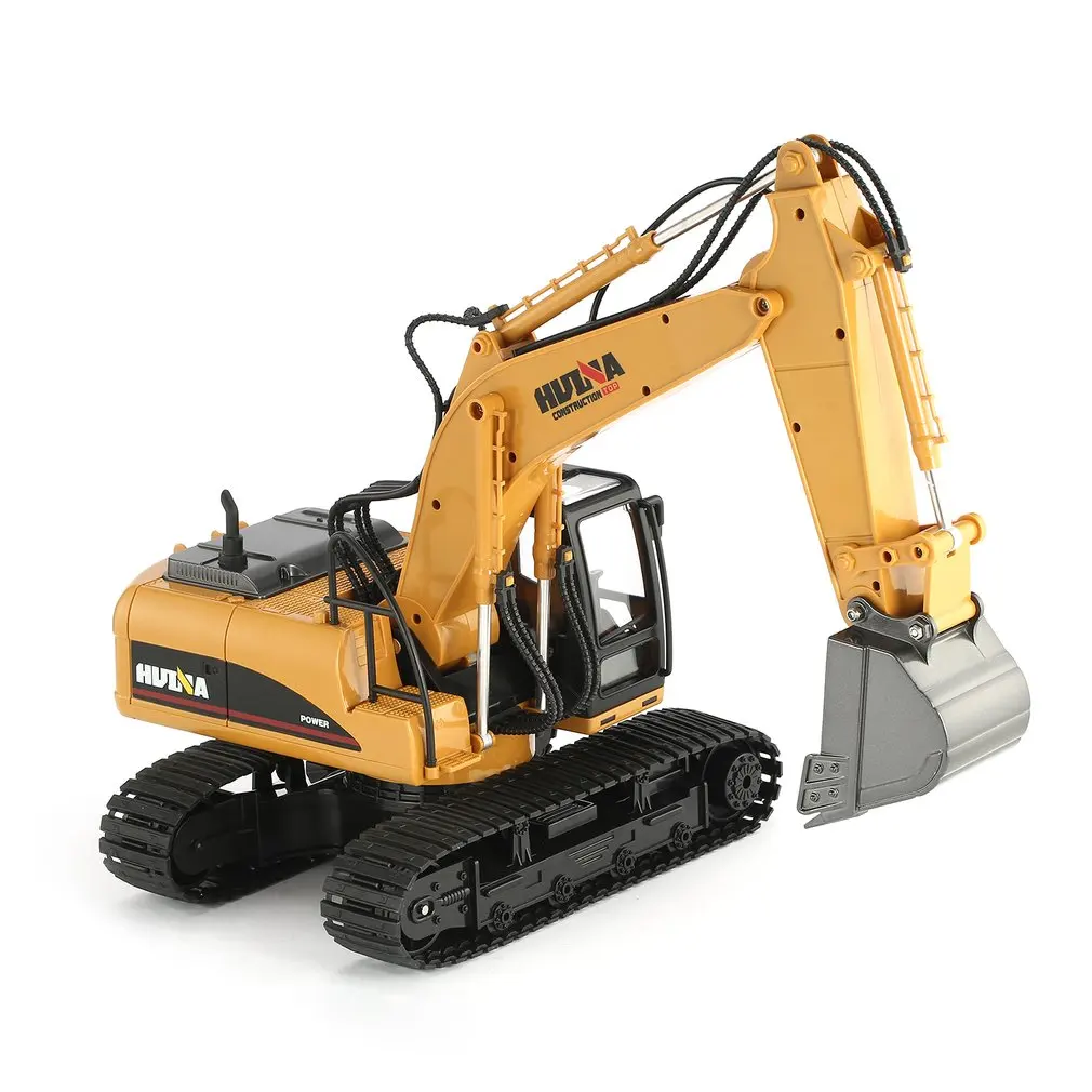 HUINA 1/14 15CH вращающийся на 680 градусов сплав ведро RC экскаватор строительный автомобиль игрушка в подарок с холодным звуком/светильник эффект RC игрушка