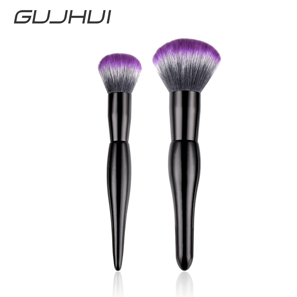 Soft Nylon Hair Curved Handle Blush Loose Powder Makeup Brush Women Beauty Tool Set | Красота и здоровье