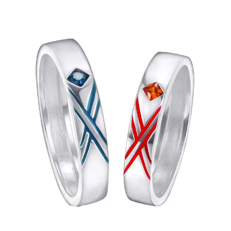 

DARLING in the FRANXX Ring Couple Rings Cosplay Props Daily Anime