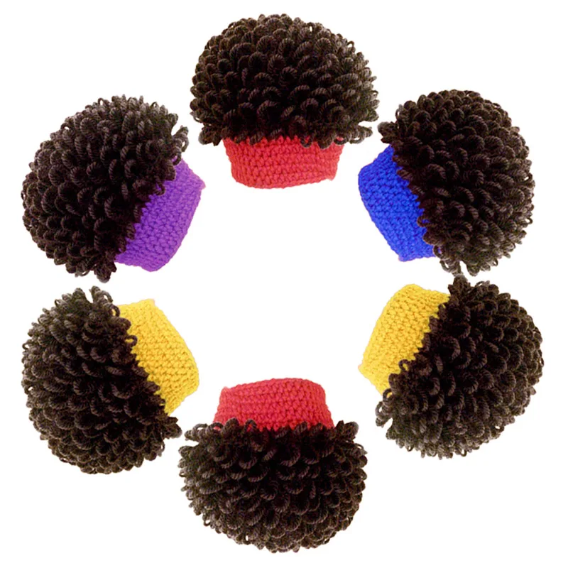 Newborn 2016 New Unisex Baby Boy Girl Kids Toddler Infant Cool Wig Hats Soft Cap Beanie | Детская одежда и обувь