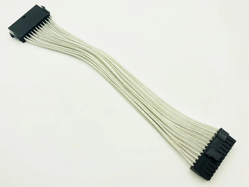 5 шт. ATX 24 Pin Штекерный Женский удлинитель питания внутренний PC PSU TW разъем провод