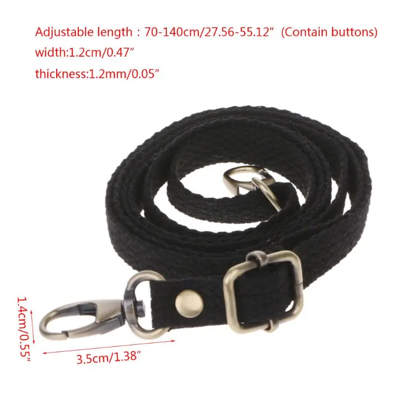 1 шт. новый регулируемый холщовый дорожный плечевой ремень сумка ручка сменная