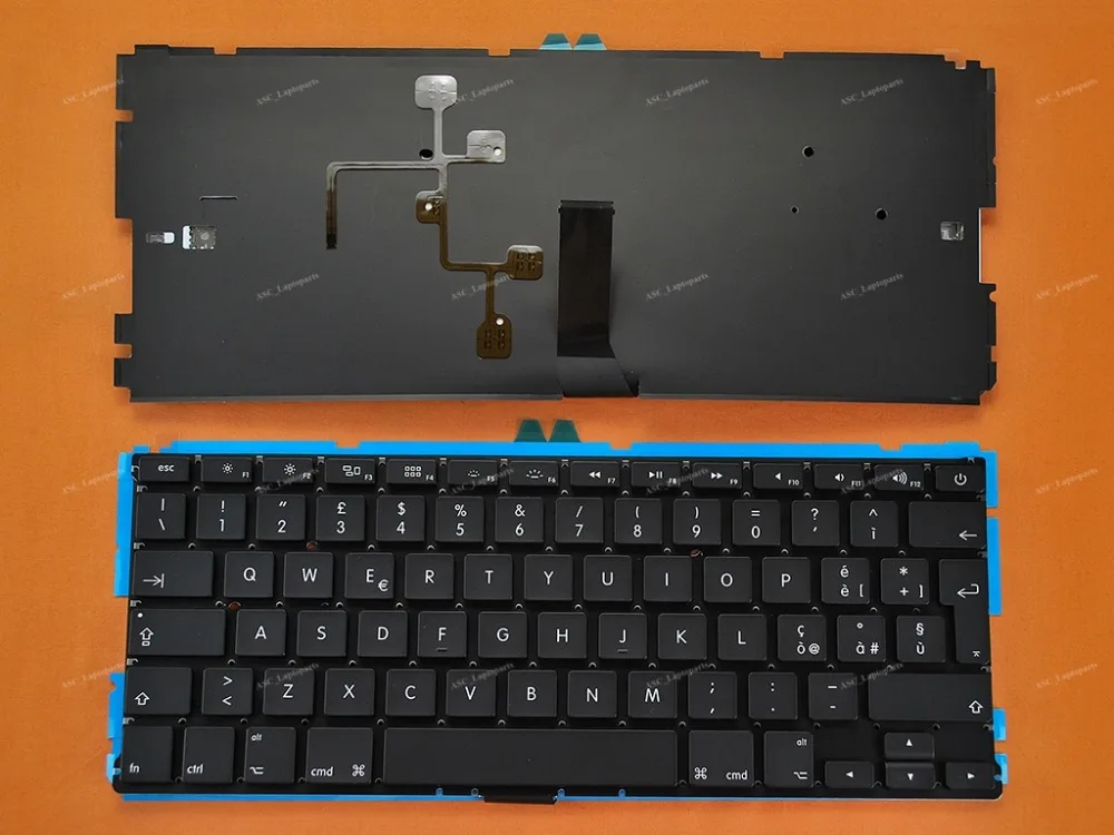 Новая IT итальянская Клавиатура для ноутбука APPLE Macbook Air A1369 A1466 13 дюймов с черной