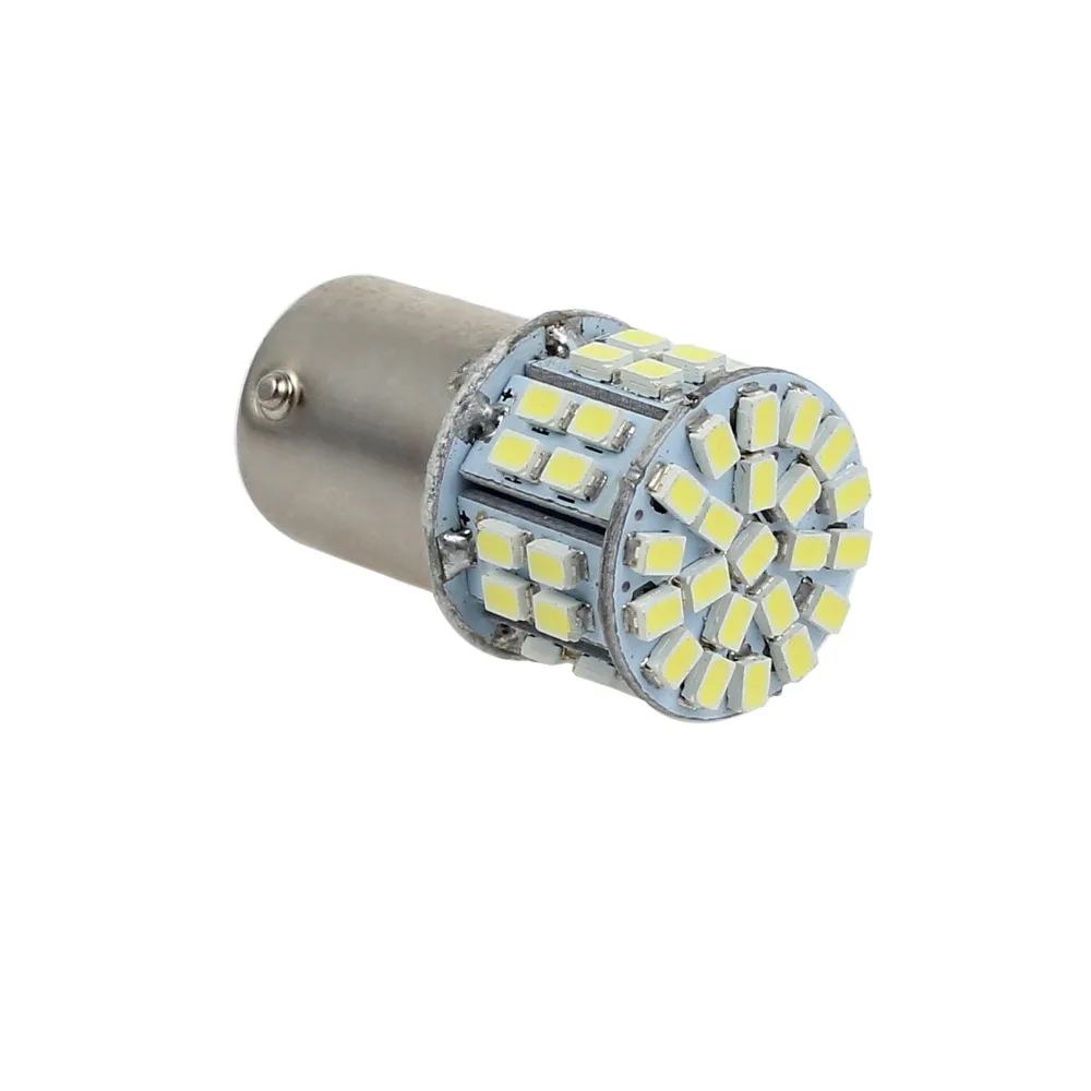 Justech 6 шт 12 V 50 SMD светодиодный Белый 1156 BA15S тормозной обратного лампочки Глобус