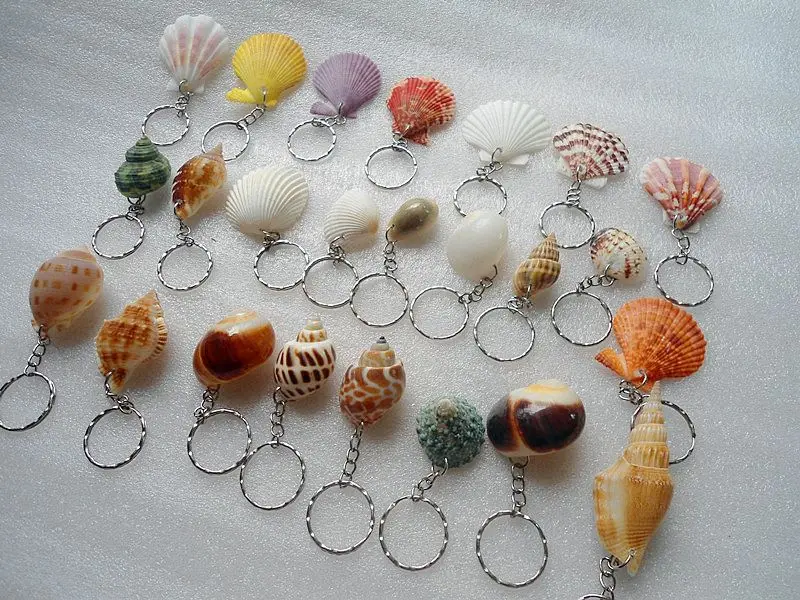 HappyKiss 5 шт. оптовая продажа ключей раковины брелок новых продуктов пара кулон |