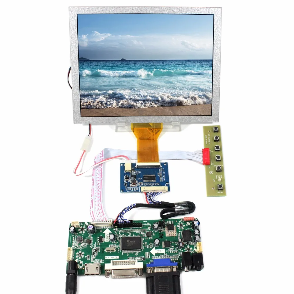 

HD MI VGA DVI Audio LCD Controller Board 8" 800x600 EJ080NA 05A LCD Screen