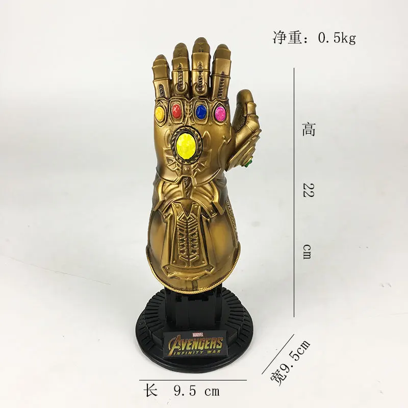 1: 4Captain America: Infinity War-Part I/II. Перчатки Таноса ручной работы обшивка модель предметов |