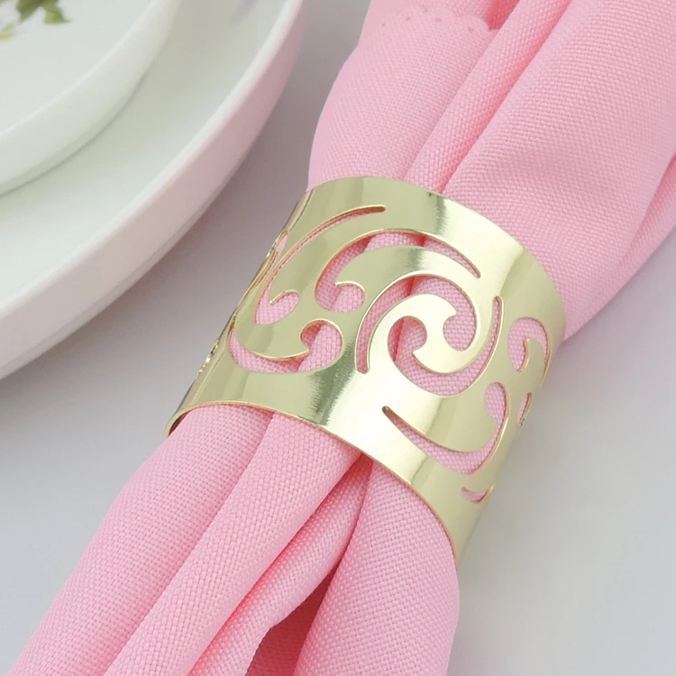 4 шт. металлические полые пряжки для салфеток|napkin rings|ring napkin ringring |