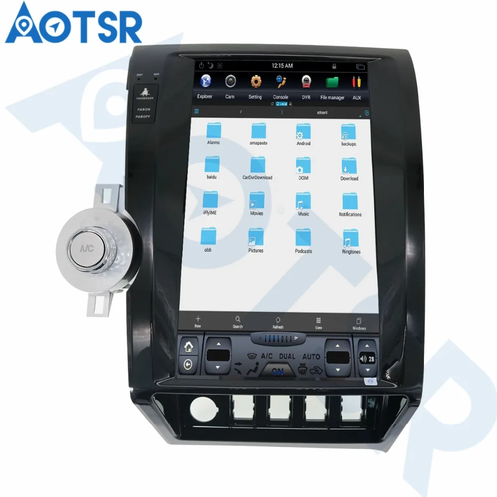 13 6 дюймов Android 0 ROM 64 ГБ Автомобильный GPS навигационный плеер для TOYOTA Tundra 2007-2013