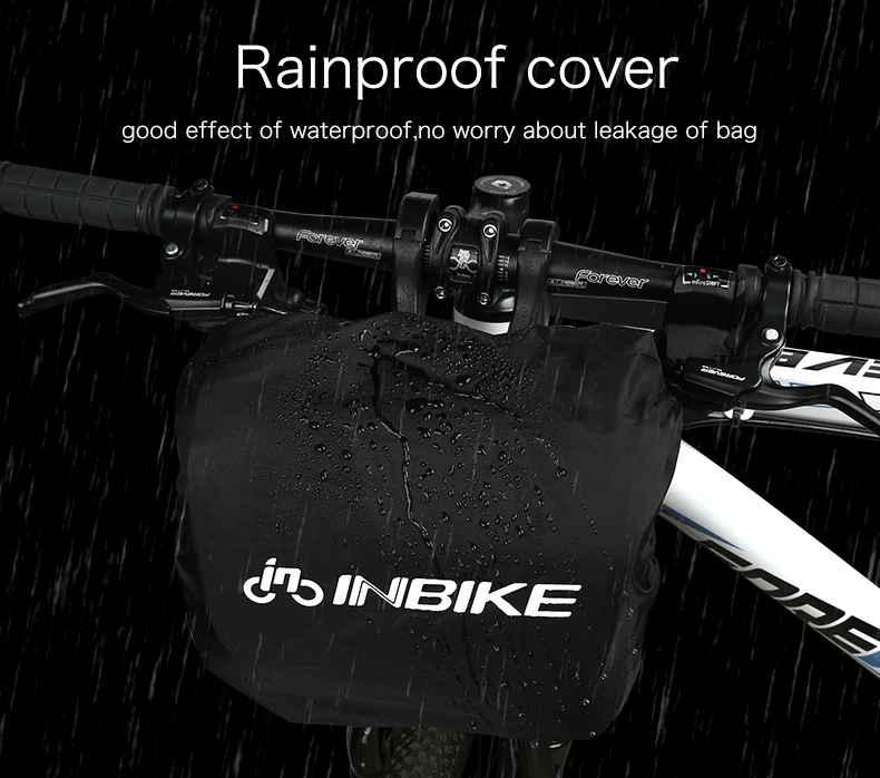 INBIKE, водонепроницаемая велосипедная сумка, большая емкость, на руль, передняя Труба, сумка для велосипеда, карман на плечо, рюкзак, Аксессуары для велосипеда, H-9