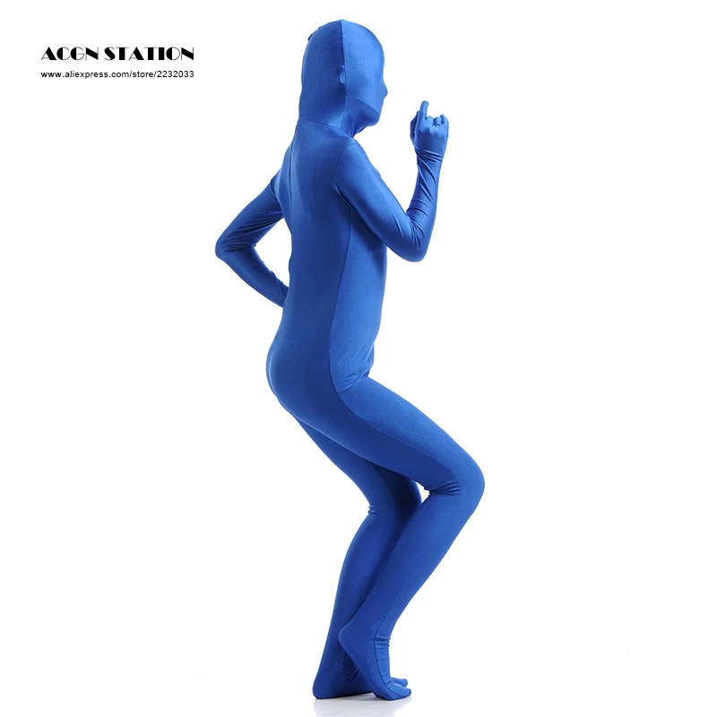 На все тело спандекс костюм кожи комбинезон костюмы на Хэллоуин взрослый унисекс