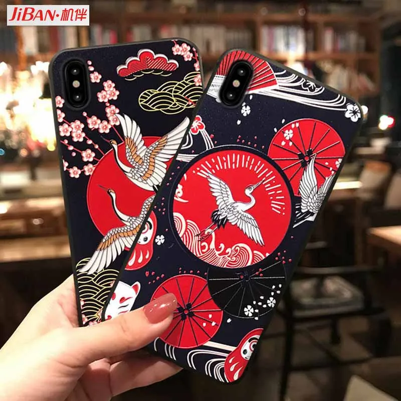 JIBAN Черный Матовый тиснением китайский Стиль кран чехол для Коврики 20pro 20x9 huawei P10