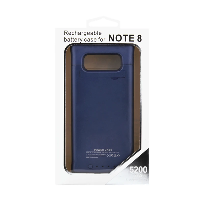 5200 мАч для samsung Note 8 чехол для зарядного устройства для samsung Galaxy Note 8 Чехол Для Аккумулятора Внешний аккумулятор чехол для внешнего зарядного устройства