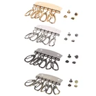 Сделай Сам застежки-карабины для сумок кольцо для ключей крючок для ключей кошелек аксессуары для кошелька