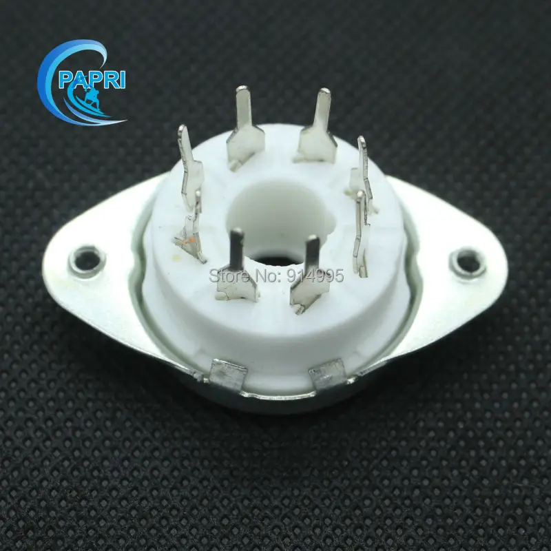 PAPRI 10 шт. 8 контактное посеребренное керамическое Крепление Шасси K8A гнезда