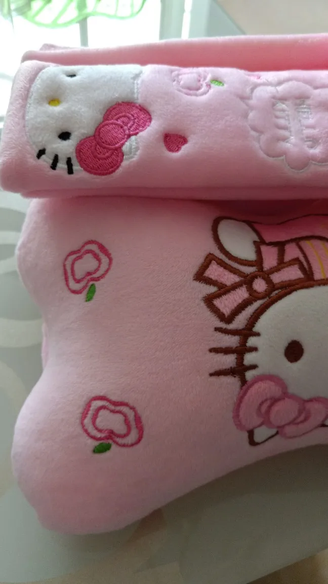 1 пара 29 см Мультфильм My Melody Тоторо Кумамото медведь плюшевый автомобильный ремень безопасности крышка подголовник автомобиля Успокаивающая подушка для шеи мягкая игрушка