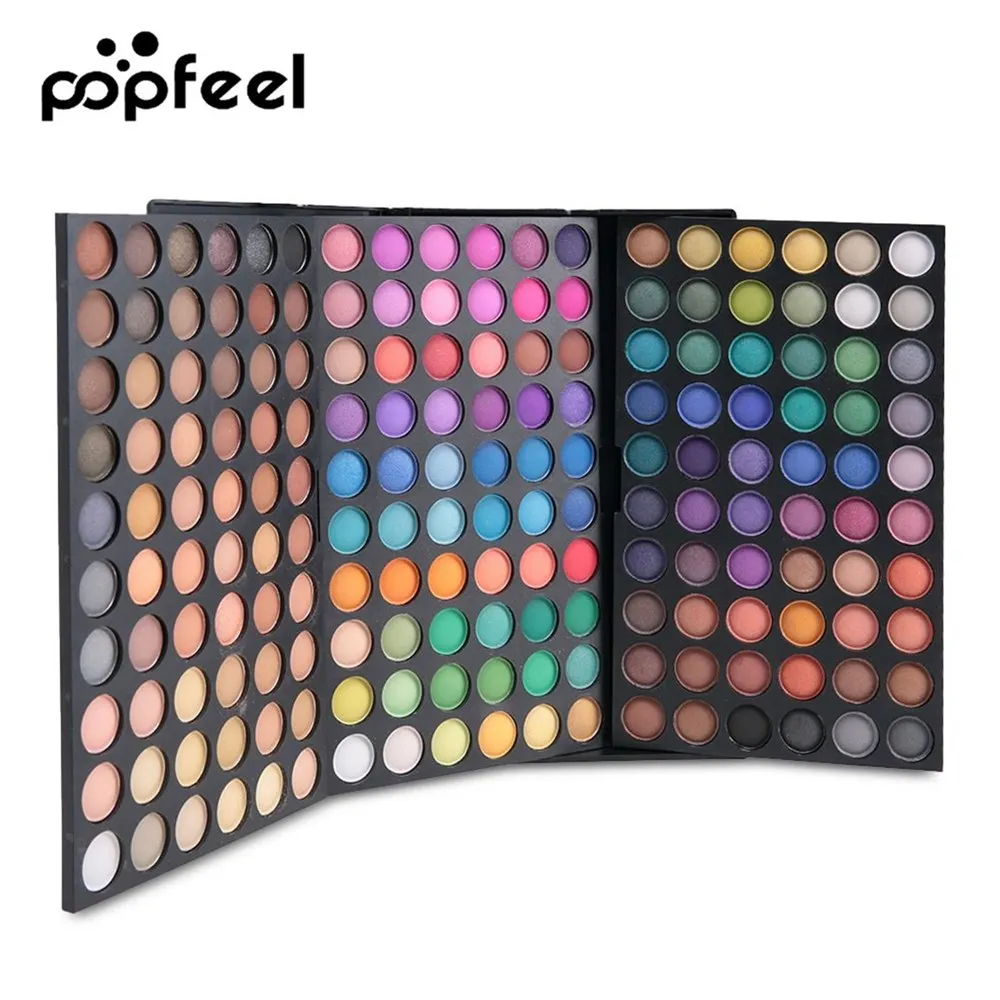 Popfeel Профессиональные Тени для век макияж Палитра Водонепроницаемый Красота