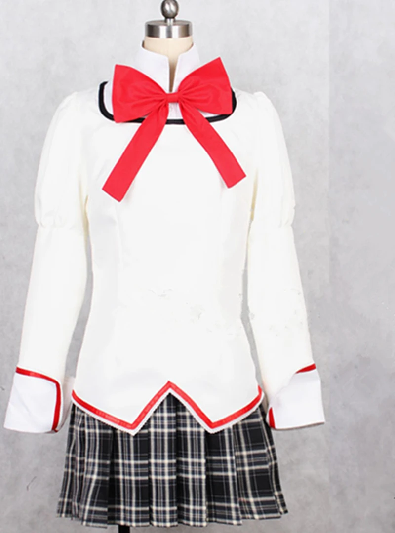 Костюм для Хэллоуина Рождественская игра Puella Magi Madoka Magica Akemi Homura школьная форма на