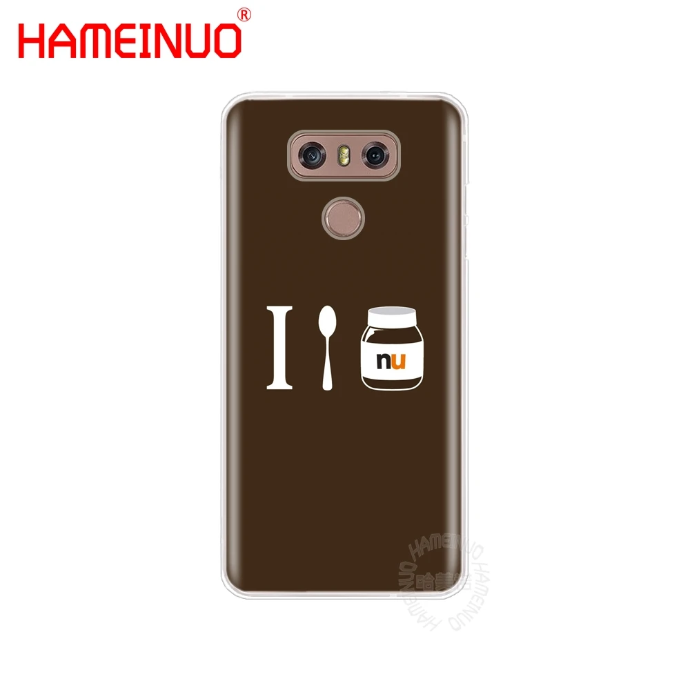 HAMEINUO чехол для телефона с шоколадной едой Nutella LG Q6 G6 MINI G5 K10 M250N 2017 2016 X POWER 2 V20