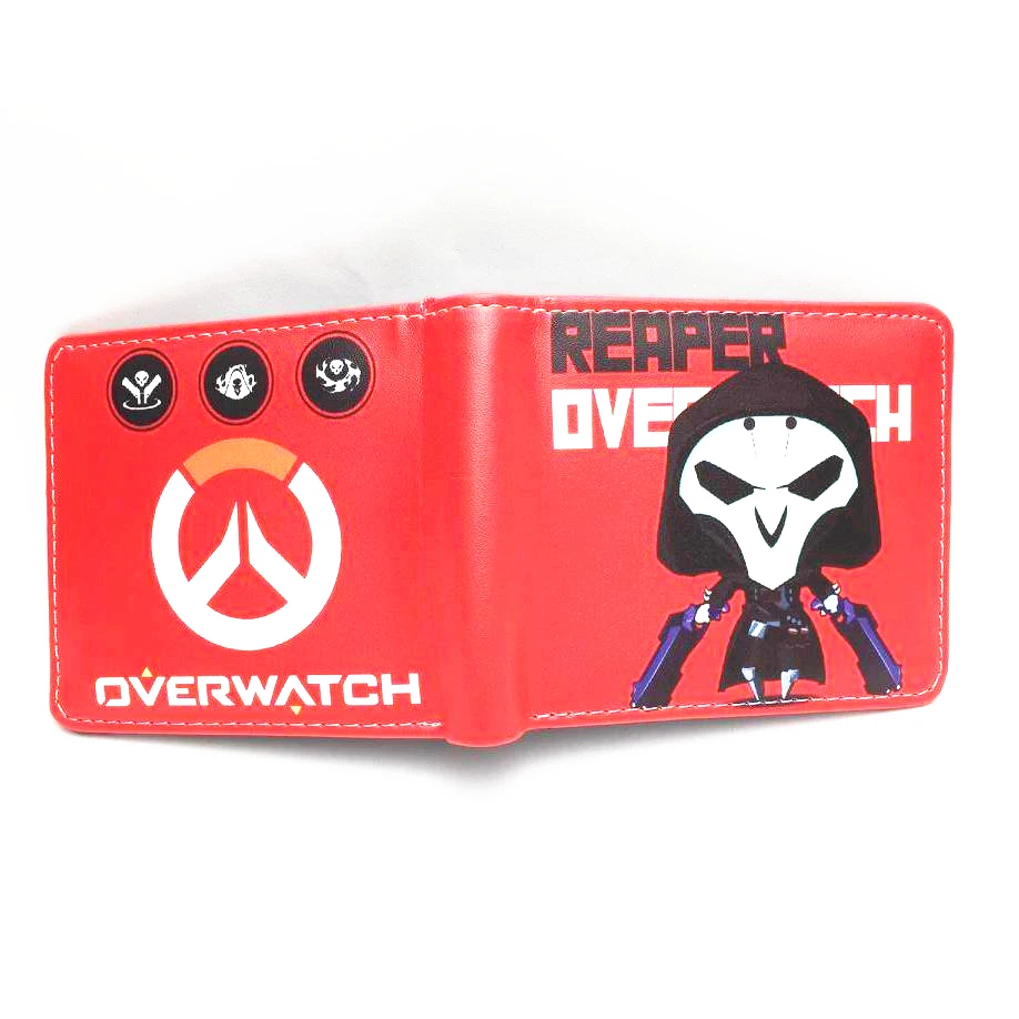 Оптовая продажа из Китая бумажники для игрового overwatch reaper Genji кошелек