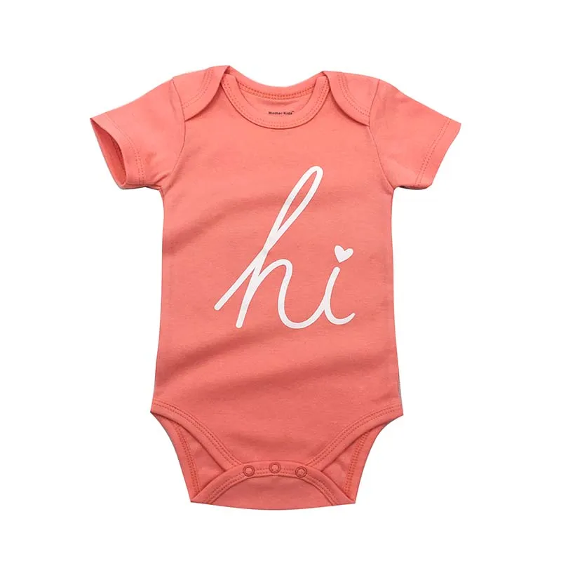 Newborn baby girls boys clothes Babies Footie Long sleeve 100%cotton printing Infant Clothes 0-24Months | Детская одежда и обувь