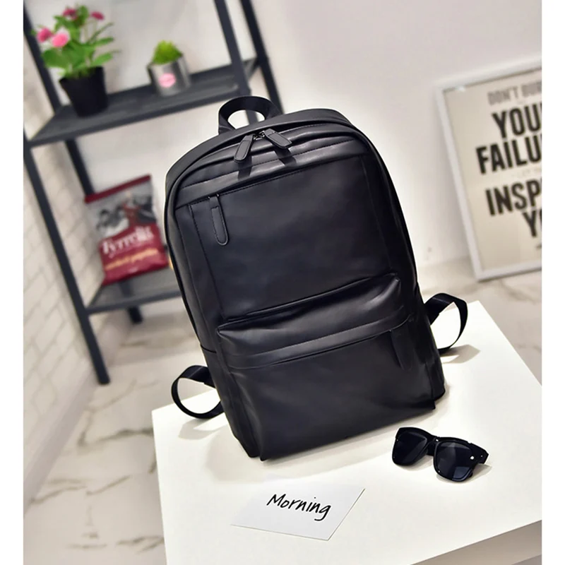 15 inch Waterproof PU Laptop Backpacks Anti-theft Notebook Case For Macbook Air Pro 11 12 13 Men Women Travel Backpack | Компьютеры и