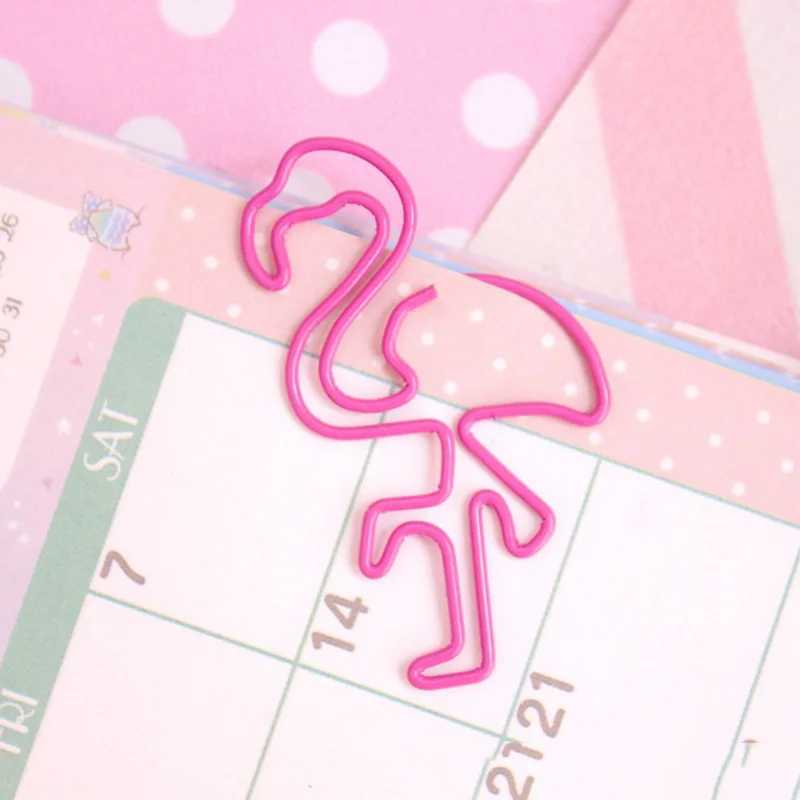 Милая розовая креативная Закладка в виде фламинго 3 шт./лот милые книжные маркеры