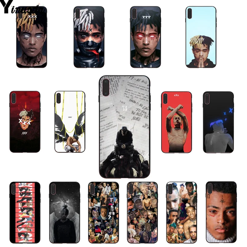 Yinuoda XXXTentacion новое поступление черный чехол для мобильного телефона iPhone 5 5Sx 6 7plus 8