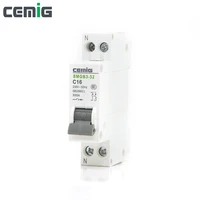 dpn 1pn mini circuit breaker mcb phase and neutral line 230v cutout miniature household air switch