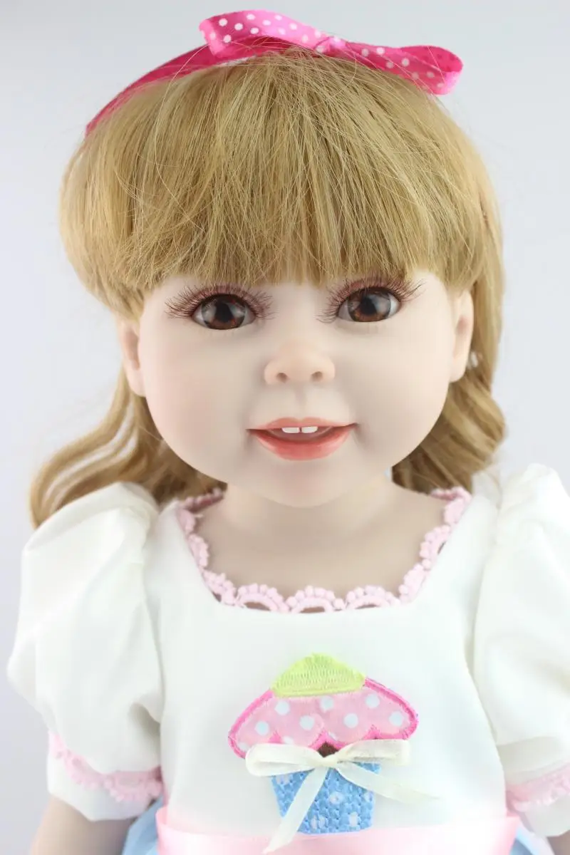 Кукла Reborn Girl 45 см Journey Dollie &amp me модная bebes игрушки для девочек подарок полностью