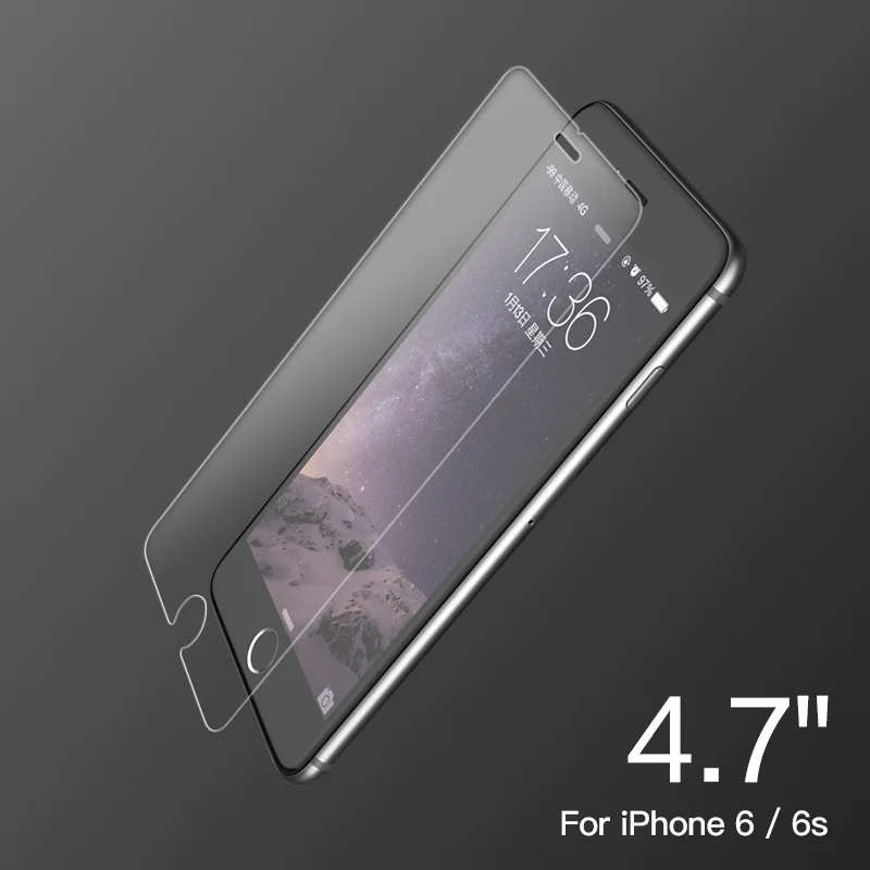 For iphone 6-6s PZOZ закаленное стекло для iphone X XS Max XR 8 7 6 6s Plus полное покрытие Защитная пленка для экрана телефона изогнутое стекло 9H 5D - Цвет: For iphone 6-6s