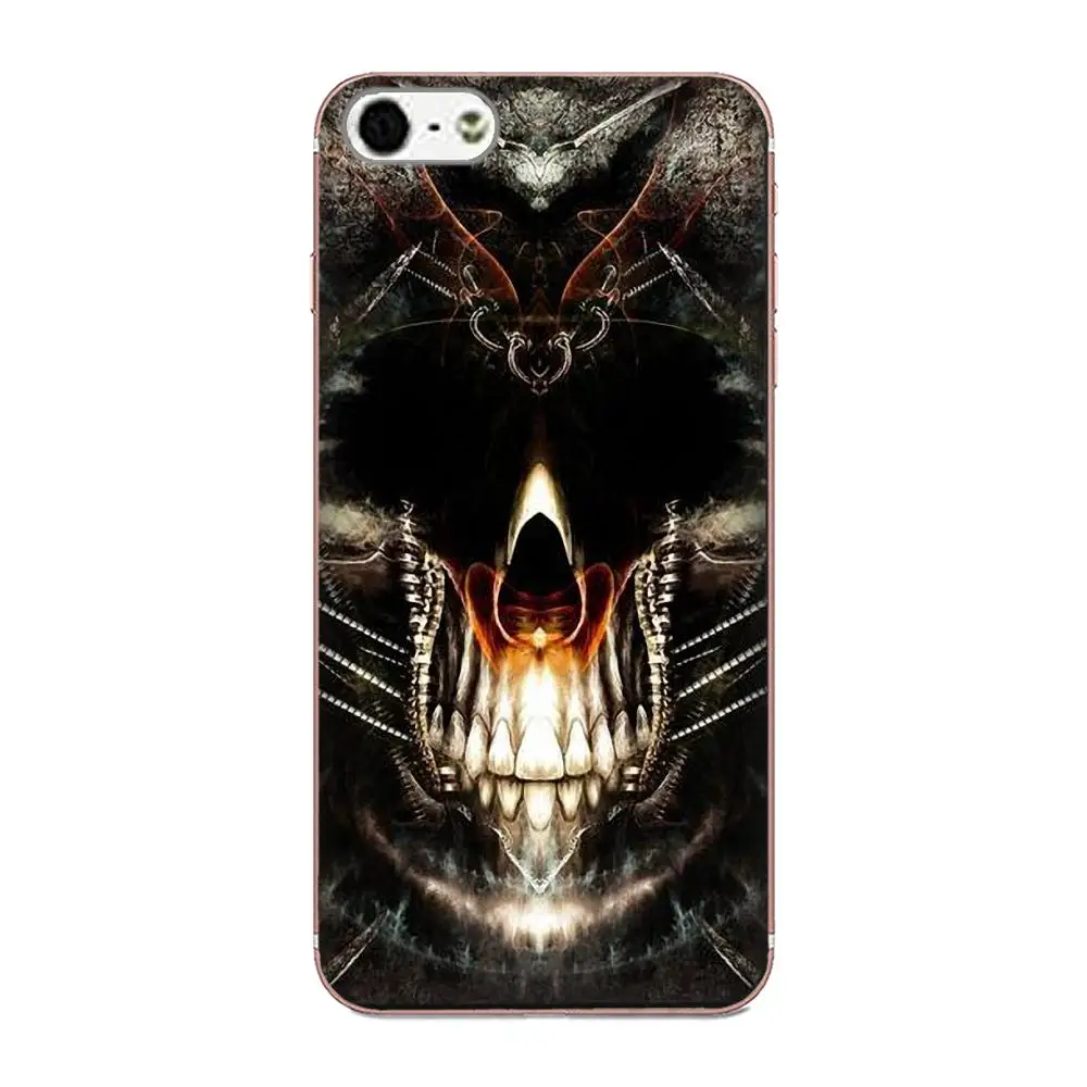 TPU Дизайн Illaz череп для Huawei P7 Honor 4C 5A 5C 5X 6 6C 6A 6X 7 7X 8 9 V8 V10 Y3II Y5II Y6II G8 Play Lite | Мобильные