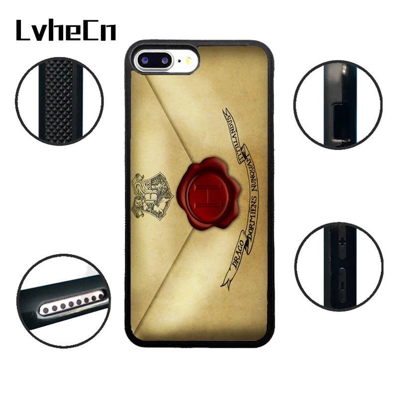 LvheCn ТПУ чехлы для телефонов iPhone 6 6 S 7 8 Plus X 5 5S 5C SE 4 4S ipod touch 4 5 6 чехол конверт Гарри Поттер прекрасный