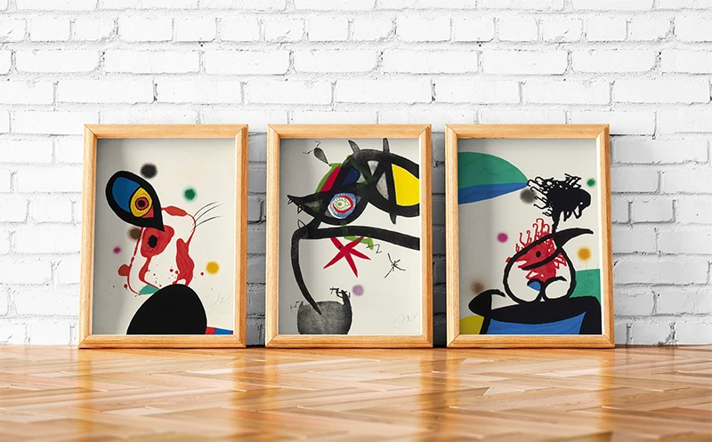Joan Miro L'eunuque имперский абстрактный настенный художественный холст с печатью постера декоративная картина для гостиной домашний декор