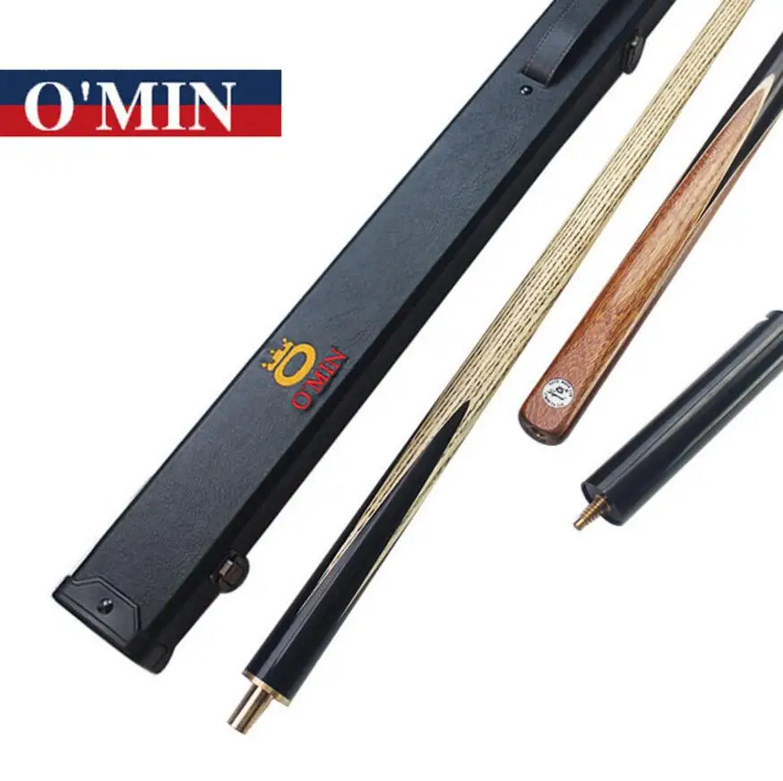 O'Min Legen 3/4 шарнирные Кии для снукера s палочки кия с 3 4 чехол на каблуке (9 мм советы