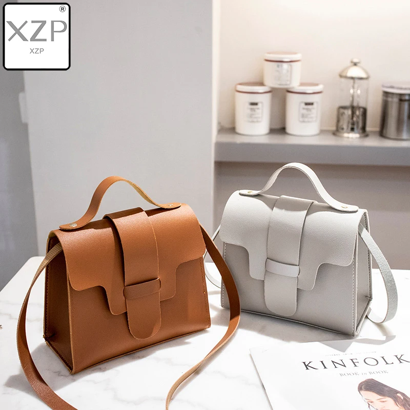 Новая английская женская сумка мессенджер XZP из искусственной кожи винтажная