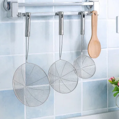 2019 New Kitchen Tools &amp Gadgets Stainless Steel Mesh Skimmer Vegetable Residue Oil Colander Strainer Fried potato chips | Дом и сад