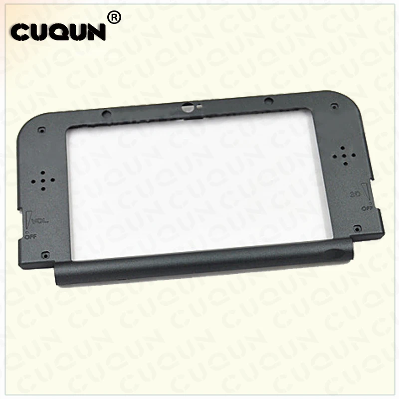 Оригинальная верхняя часть корпуса черного цвета для нового 3DS XL LL средняя рамка
