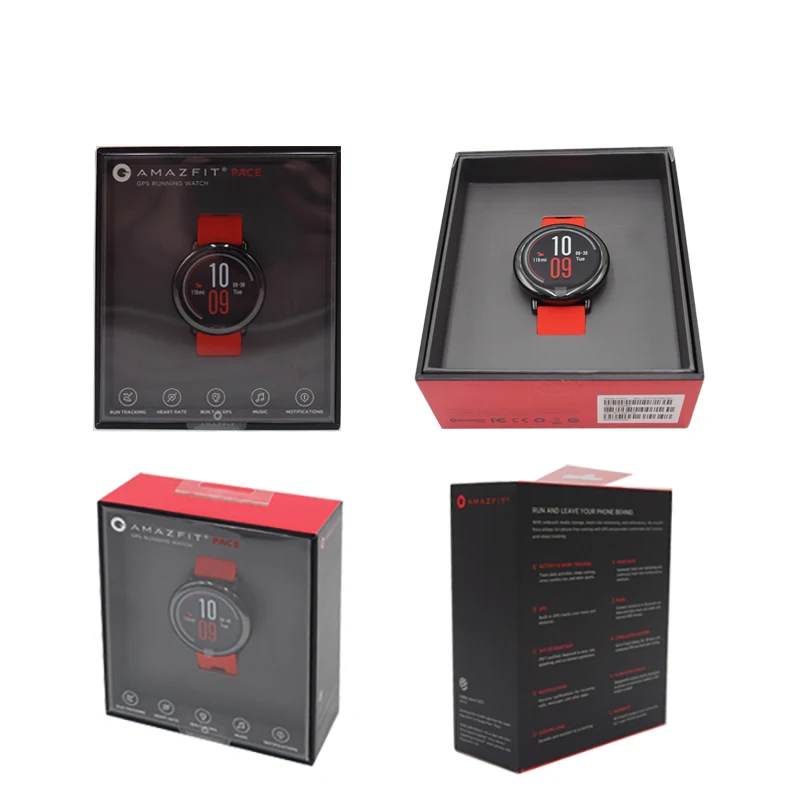 Бесплатная доставка! Xiaomi huami AMAZFIT Pace Спорт Смарт часы Smartwatch Bluetooth Wi Fi 1 2 ГГц 512 МБ/4 ГБ