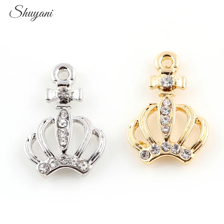 Металлический сплав со стразами смешанных цветов 21*14 мм подвеска на свадьбу