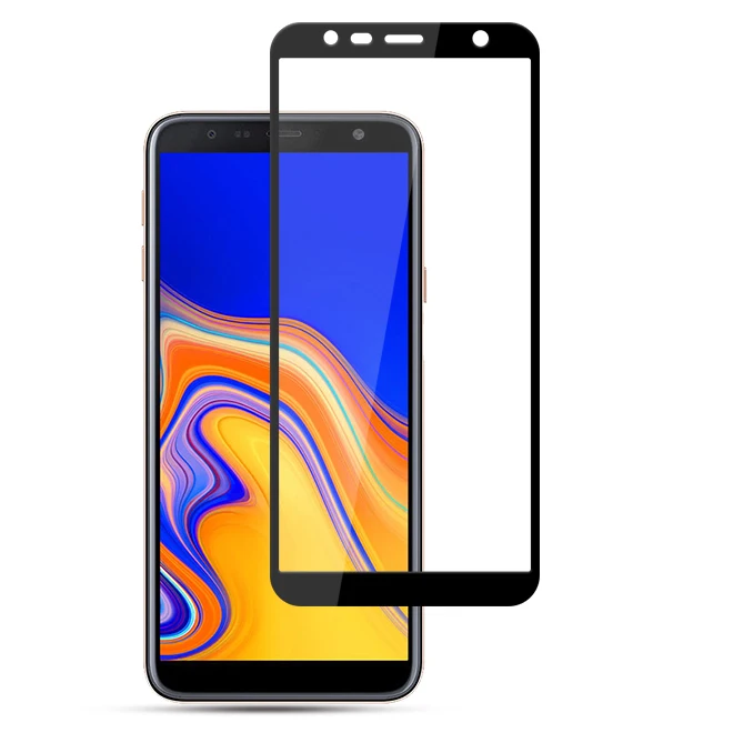 2.5D 9H закаленное стекло премиум класса для Samsung Galaxy J4 Plus/J6 Plus полное покрытие