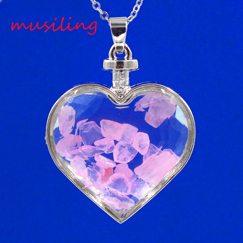 Сердце желаю удачи бутылка рейки маятниковая подвеска Подвески из природного