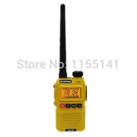 

2016 New Yellow BaoFeng UV-3R+ Plus Walkie Talkie136-174 /400-470Mhz Two Way Radio +Free Shipping+Earpiece