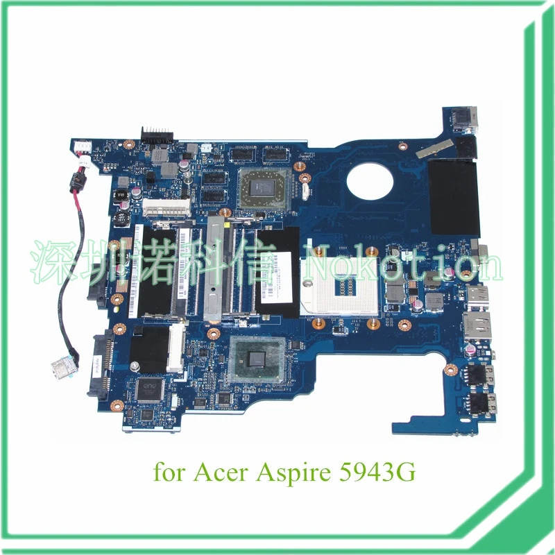 NOKOTION NCQF0 материнская плата HM55 DDR3 ATI HD 5850 для acer aspire 5943g pwl00001 MBPWL02001|motherboard for aspire|5943g
